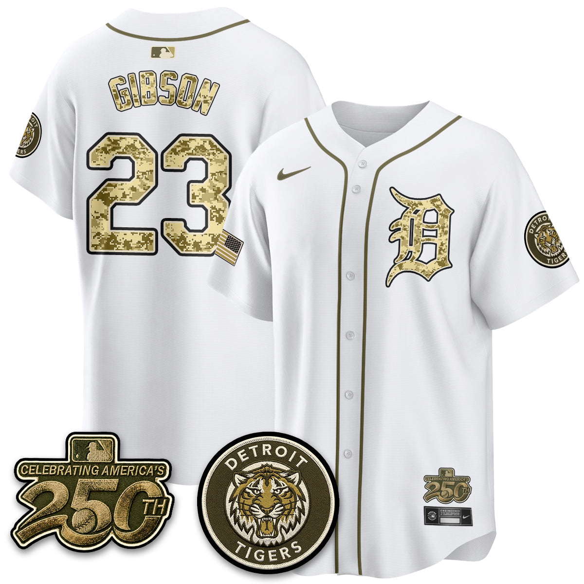 DET 2026 Armed Forces Day Jersey - Stitched