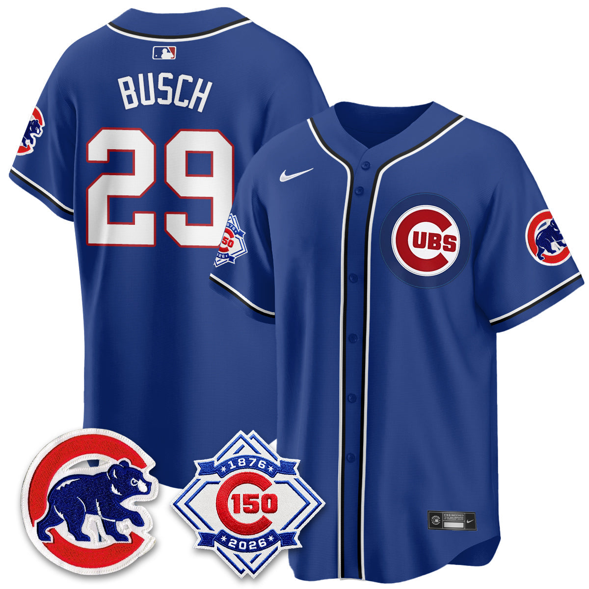 CHC 150th Anniversary Black Out Style Vapor Premier Limited Jersey - All Stitched