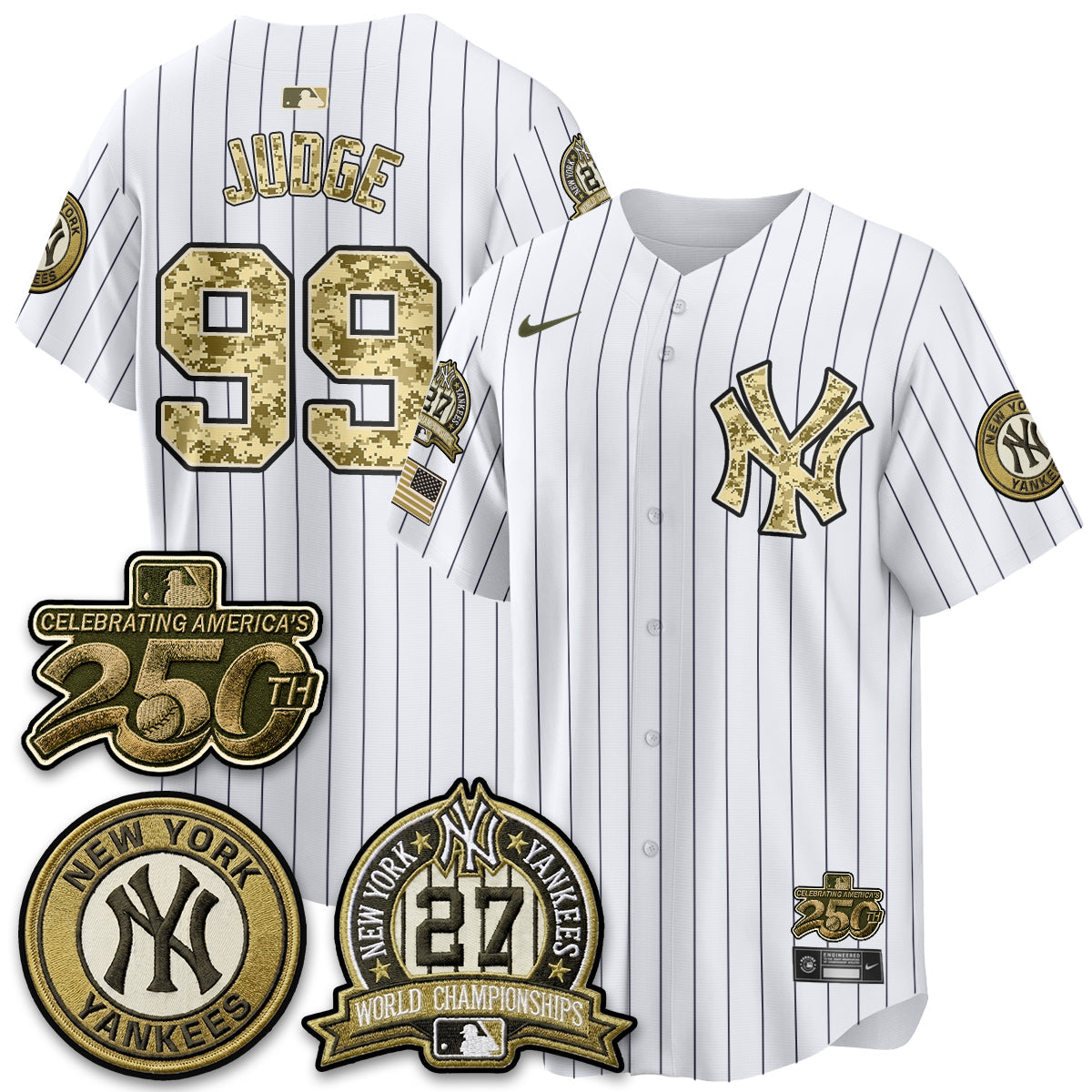 NYY Salute to Service 2026 Vapor Limited Jersey - Stitched