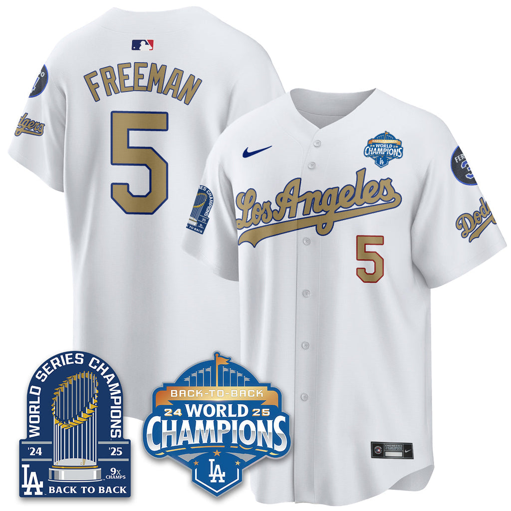 LAD Alternate  Vapor Limited Jersey - 9x Champs - Stitched