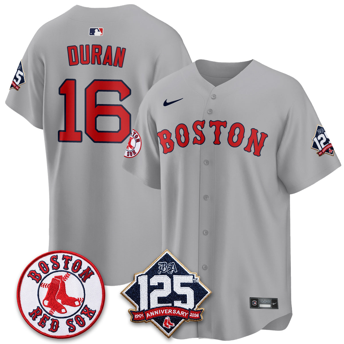 BOS 125th Anniversary Patch Vapor Jersey - Stitched
