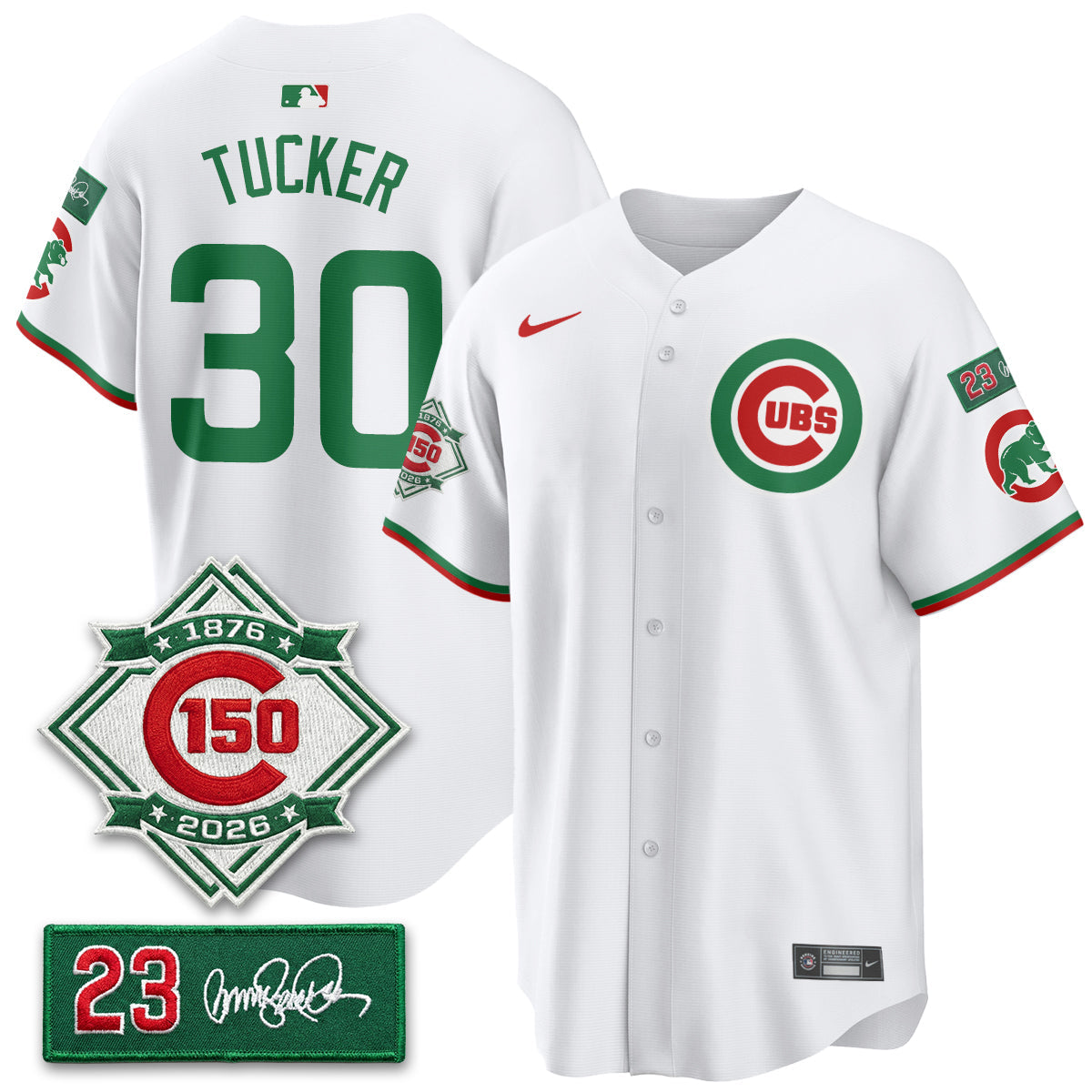 CHC Limited Mexico Jersey - 150th Anniversary + Ryne Sandberg Tribute Patch All Stitched