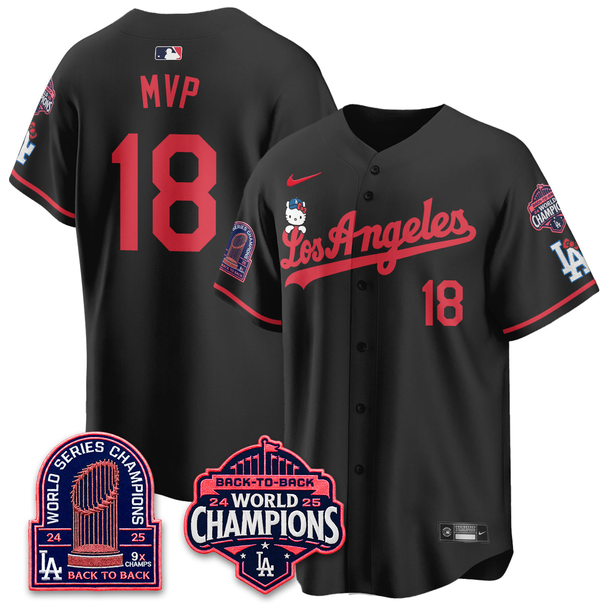 LAD x Hello Kitty Night 2026 Vapor Jersey - All Stitched - V2
