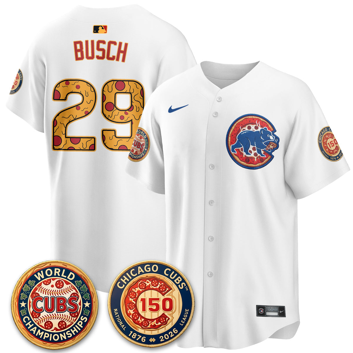 CHC Deep Dish Pizza Vapor Limited Jersey - Stitched