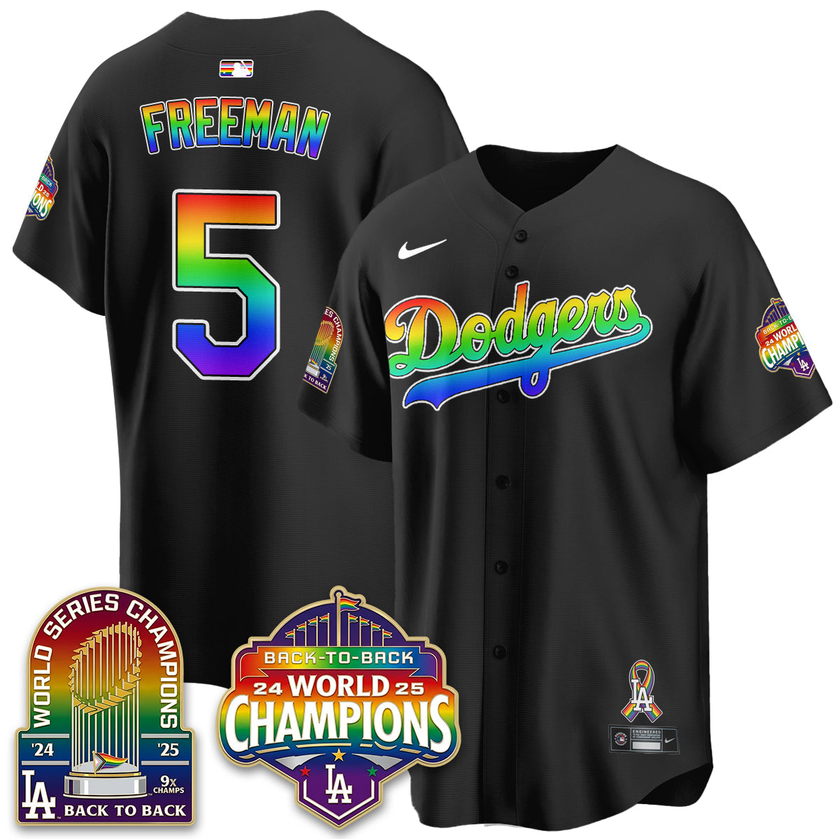 LAD Happy Pride Month Vapor Jersey - Stitched