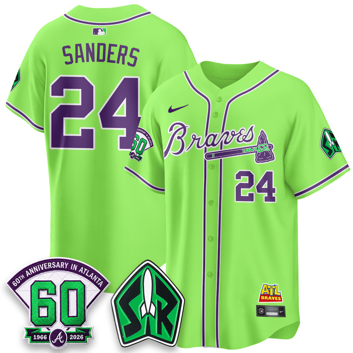 ATL 60th Anniversary Space Ranger Edition Vapor Limited Jersey - All Stitched