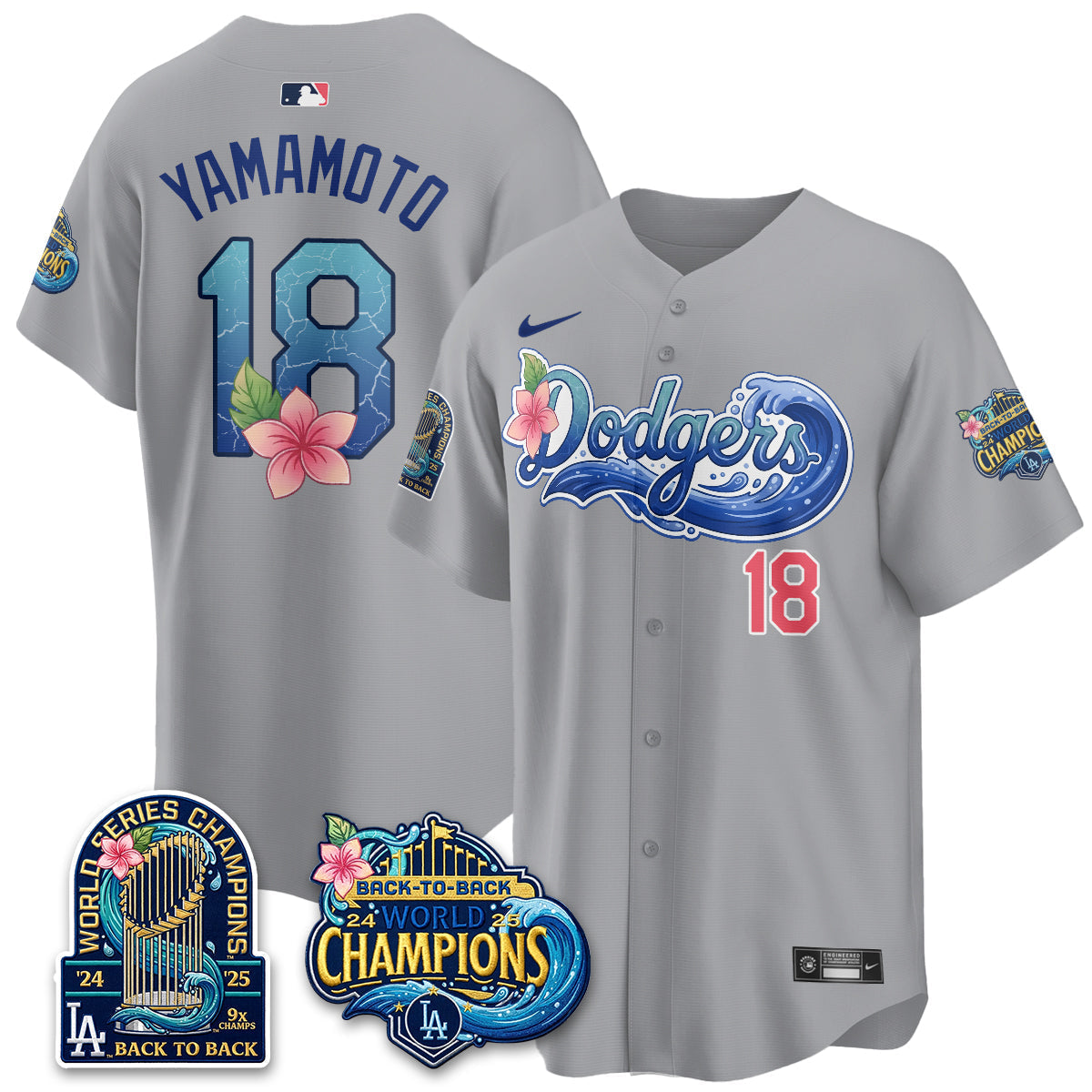 LAD Coastal Vapor Hawaiian Jersey - Stitched