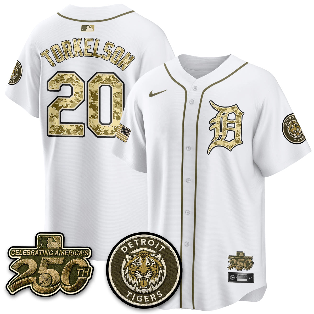 DET 2026 Armed Forces Day Jersey - Stitched