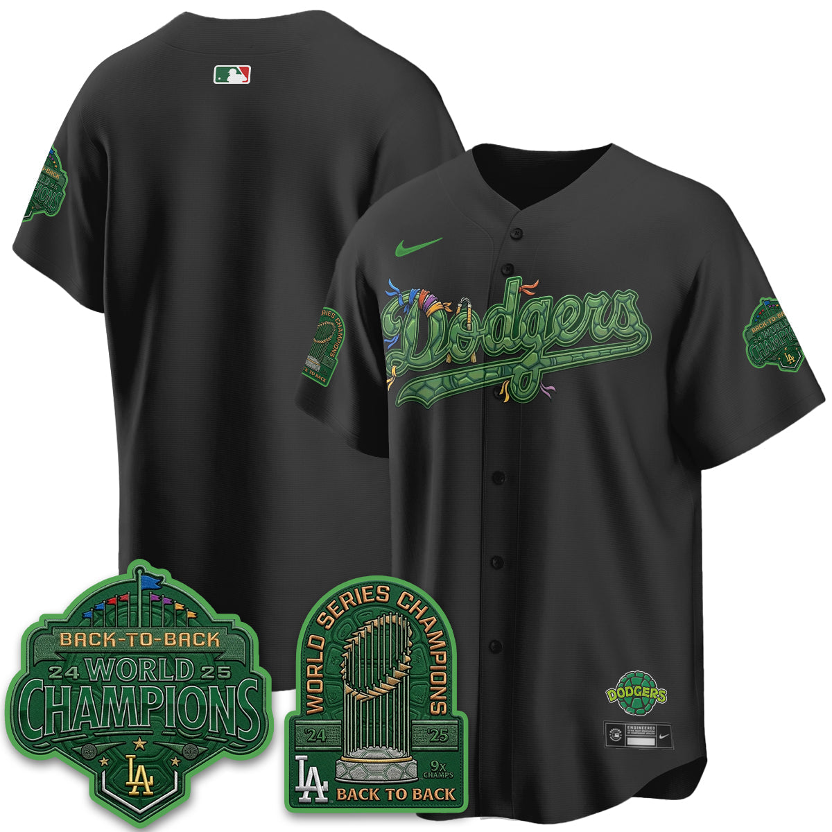 LAD x TMNT 2026 Vapor Jersey - Stitched