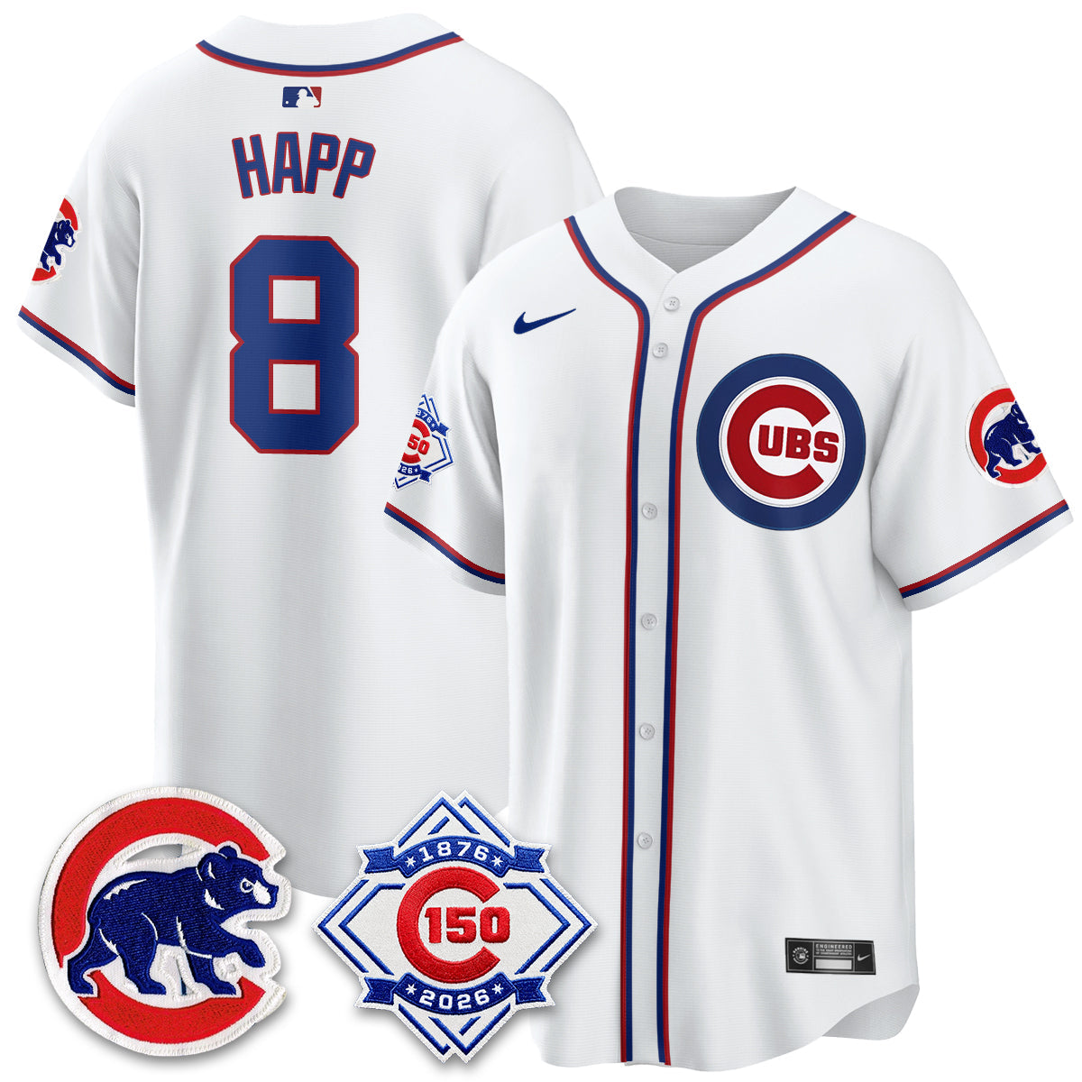 CHC 150th Anniversary Black Out Style Vapor Premier Limited Jersey - Stitched
