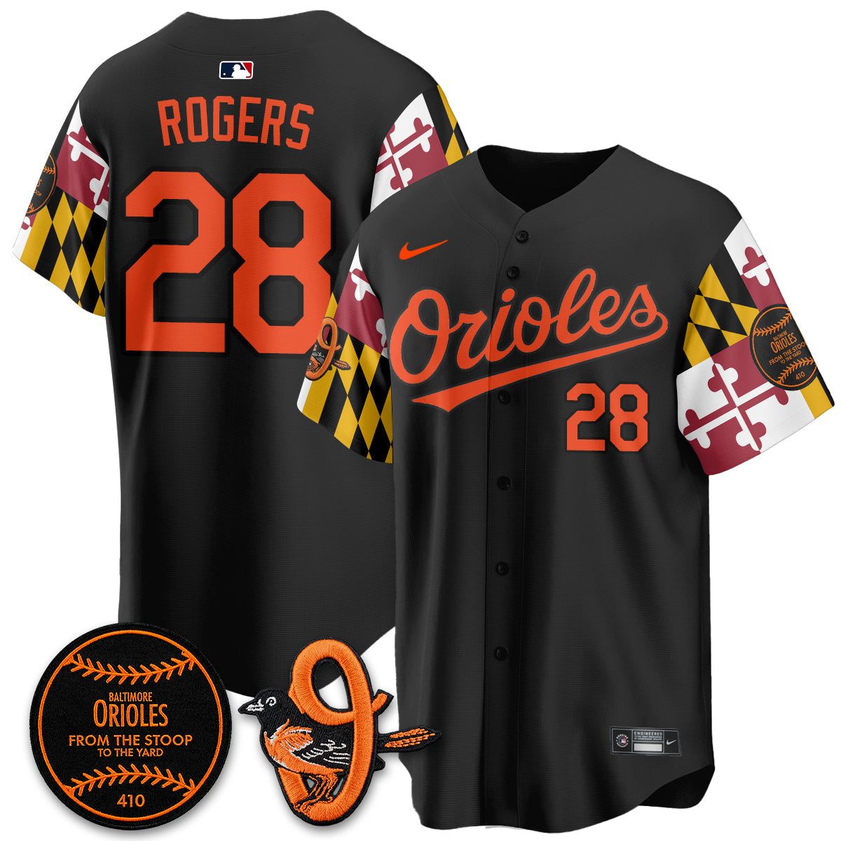 BAL 2026 x Maryland State Flag Vapor Jersey - All Stitched V2