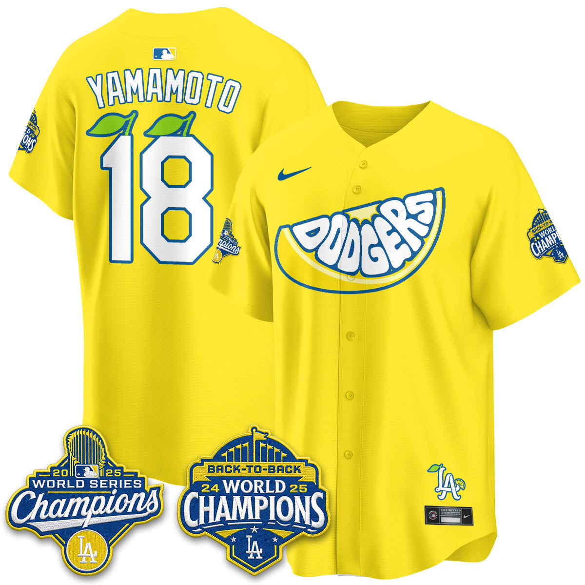 LAD Lemonade Collection Vapor Jersey - Stitched