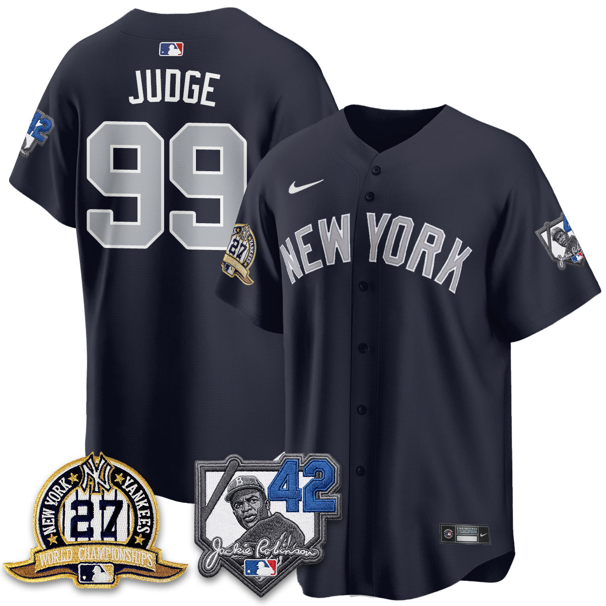 NYY 2026 Jackie Robinson Day Vapor Limited Jersey - Stitched