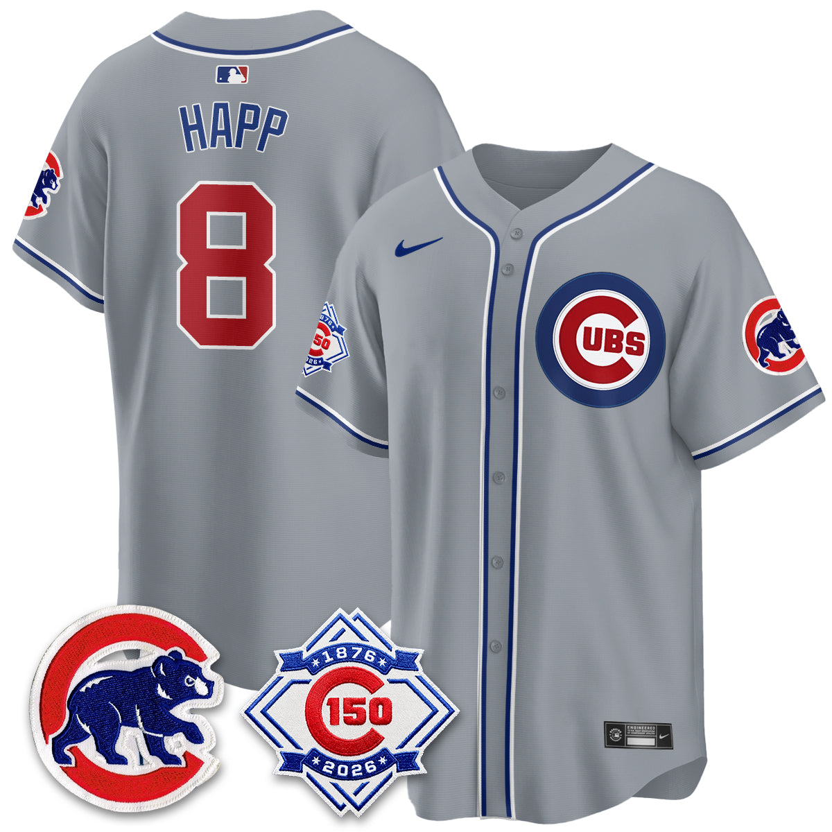 CHC 150th Anniversary Black Out Style Vapor Premier Limited Jersey - All Stitched