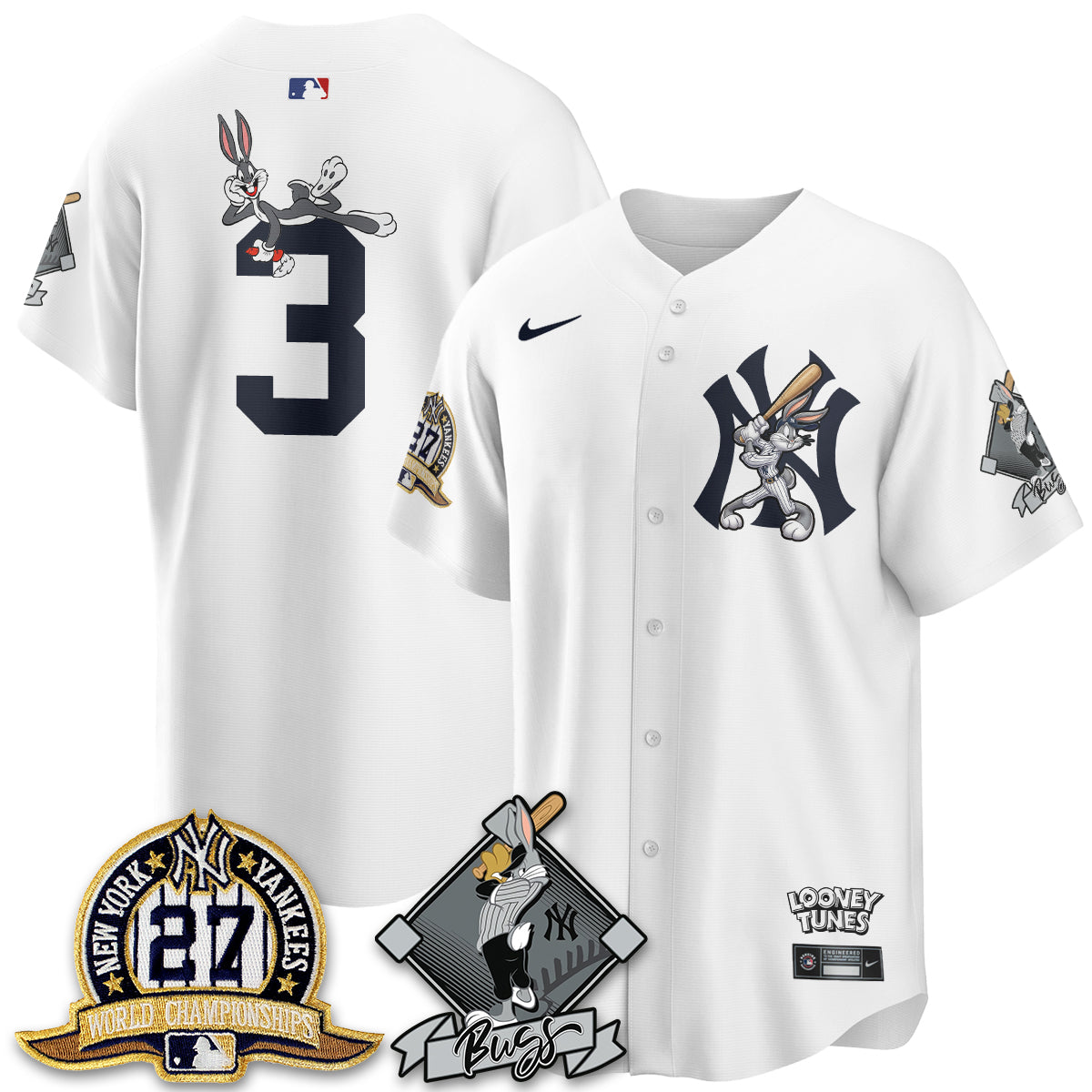 NYY Bunny Vapor Limited Jersey V2- Stitched