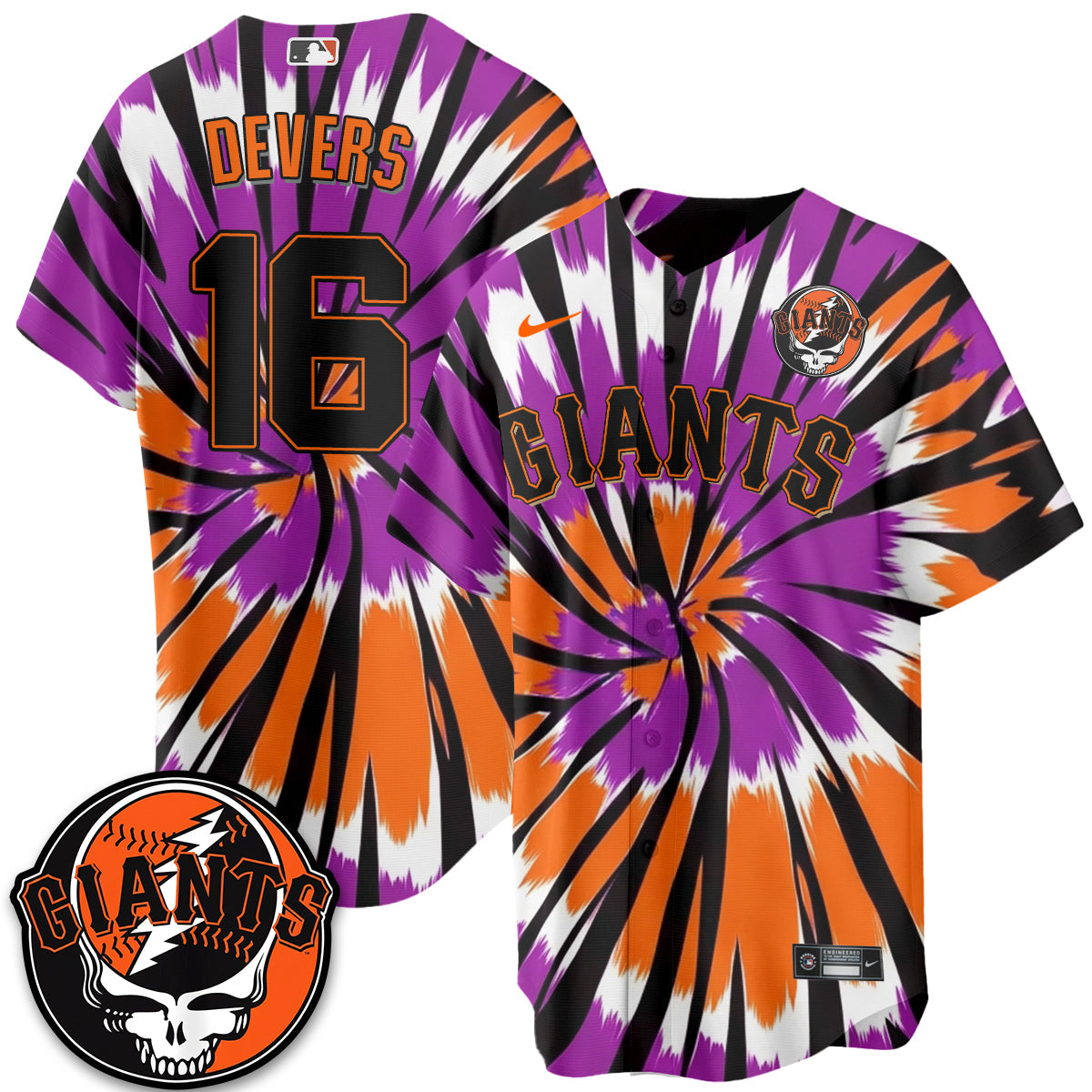 SF x Grateful Dead Vapor Jersey V2 - Stitched