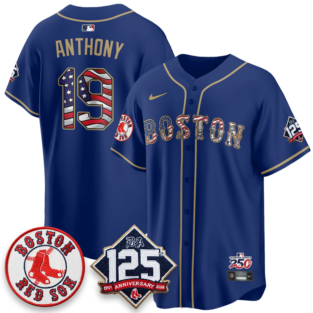BOS 2026 Independence Day USA Vapor Limited Jersey - Stitched
