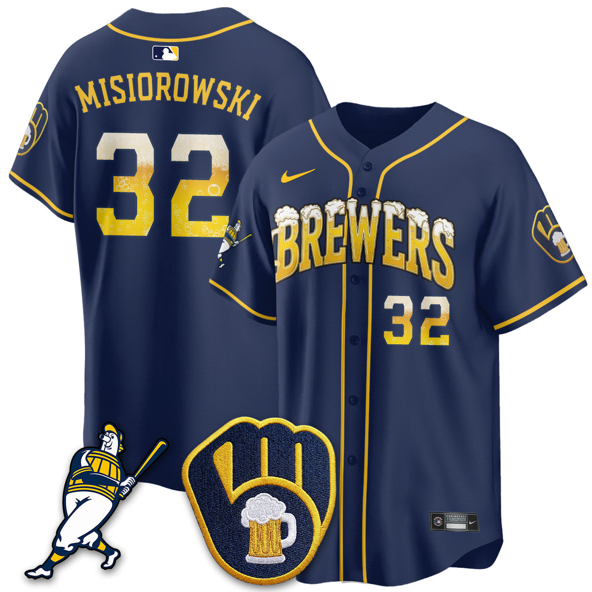 MIL "Pitcher & Pint" Edition Vapor Limited Jersey - Stitched (2)