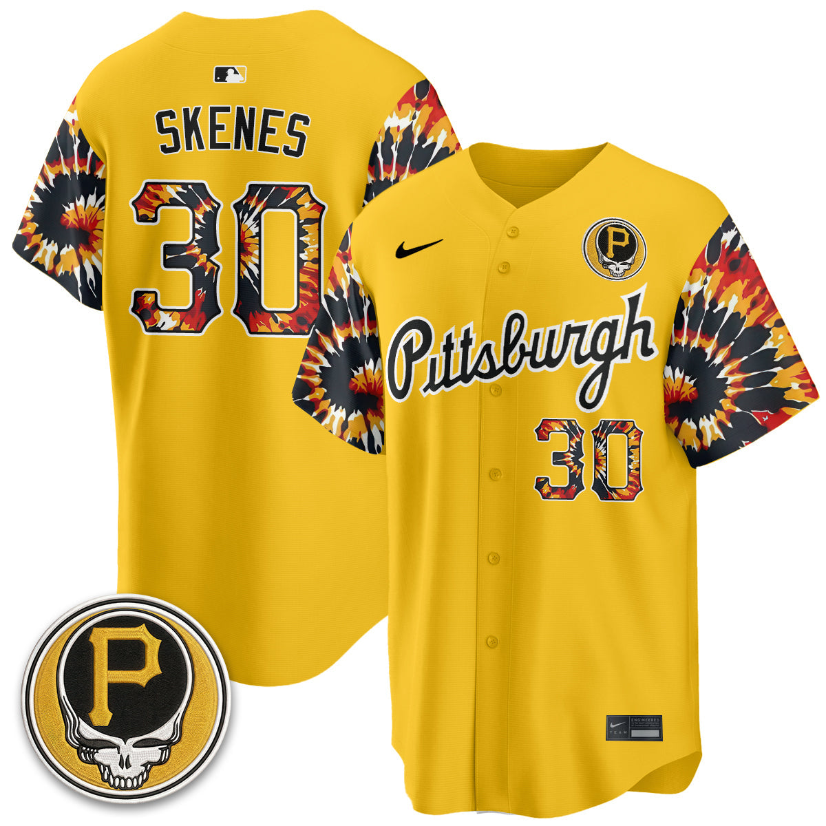 PIT x Grateful Dead Vapor Limited Jersey - Stitched