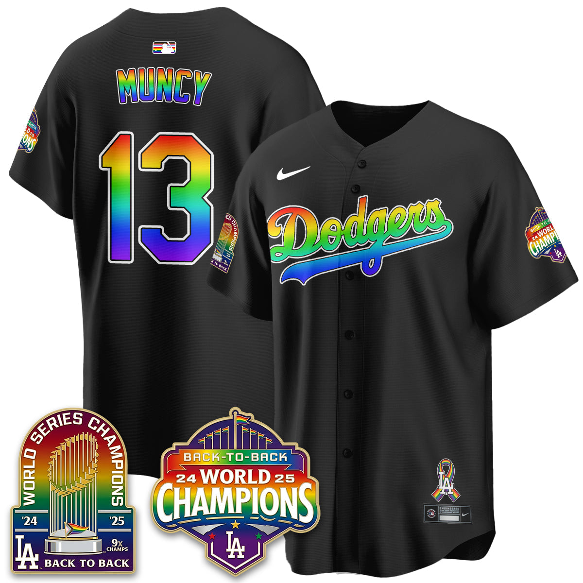 LAD Happy Pride Month Vapor Jersey - Stitched