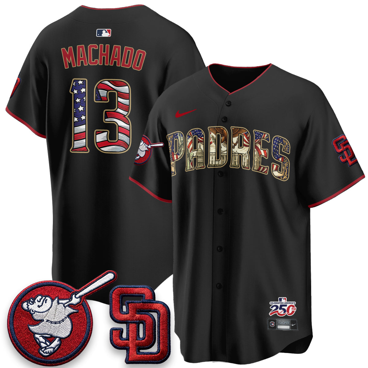 SD 2026 Independence Day USA Vapor Limited Jersey - Stitched