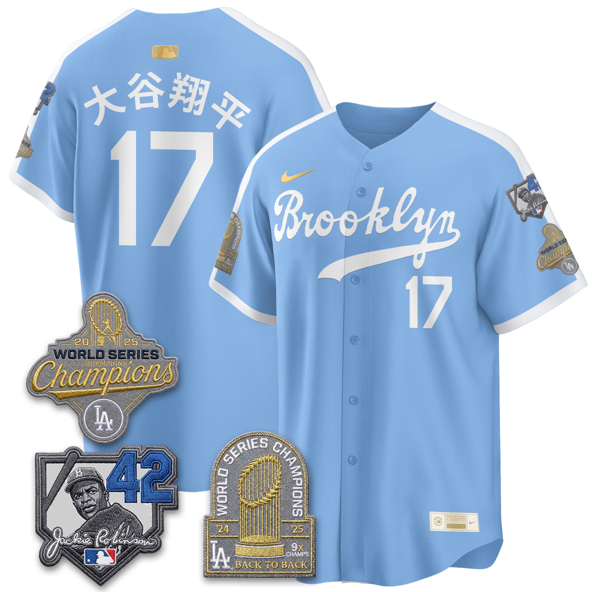 LAD 2026 Brooklyn Jackie Robinson Limited Jersey - All Stitched