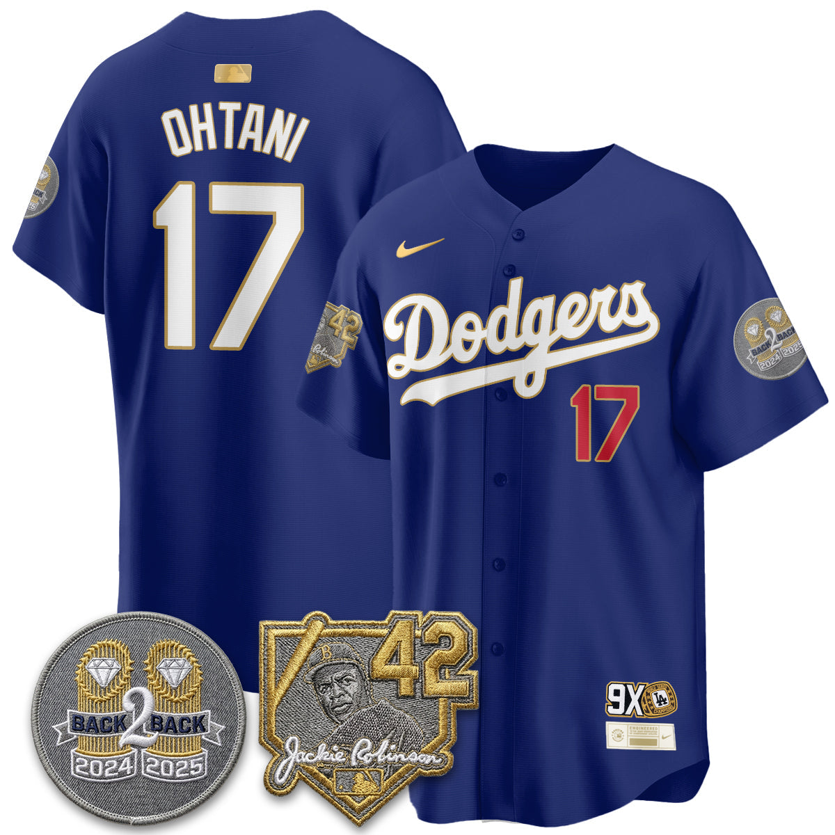 LAD -  2026 Jackie Robinson Day Vapor Limited Jersey - All Stitched