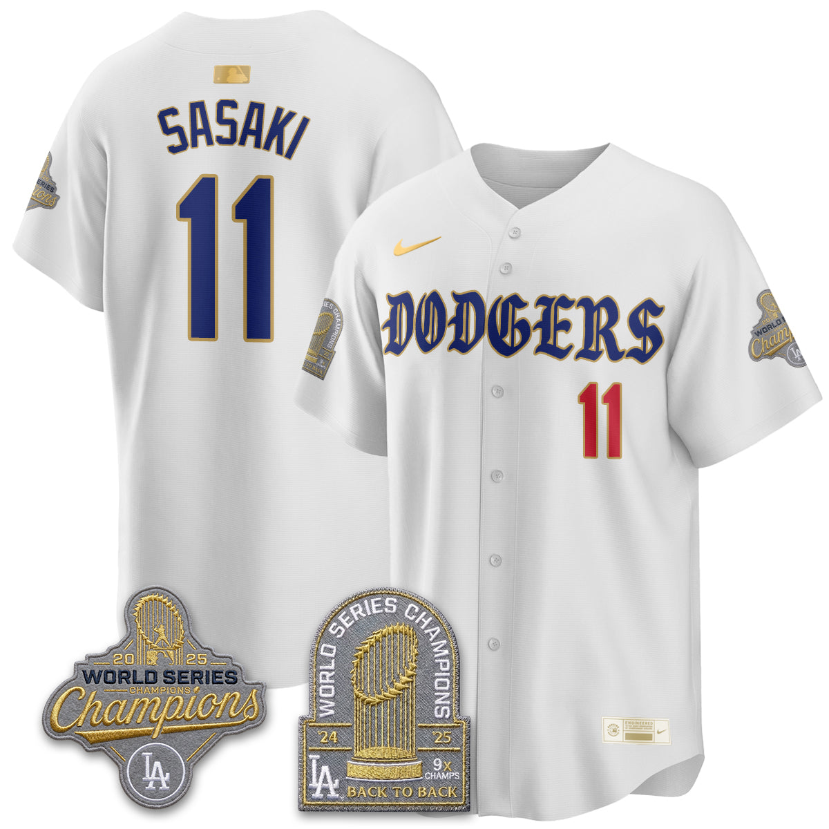 LAD Vapor Limited Jersey - Back to Back 9x Champs - All Stitched