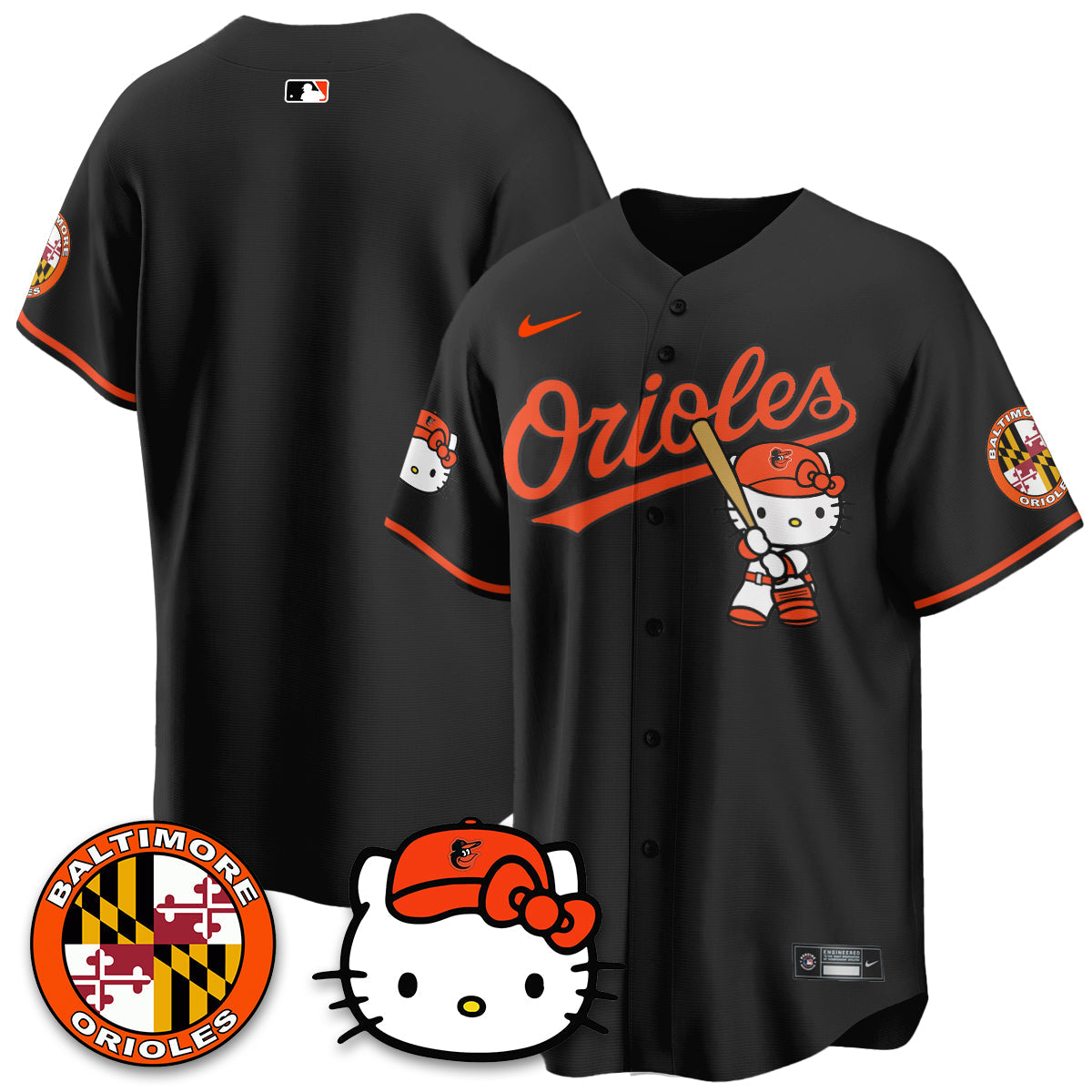 BAL x Meow Kitty Limited City Connect Jersey - Stitched