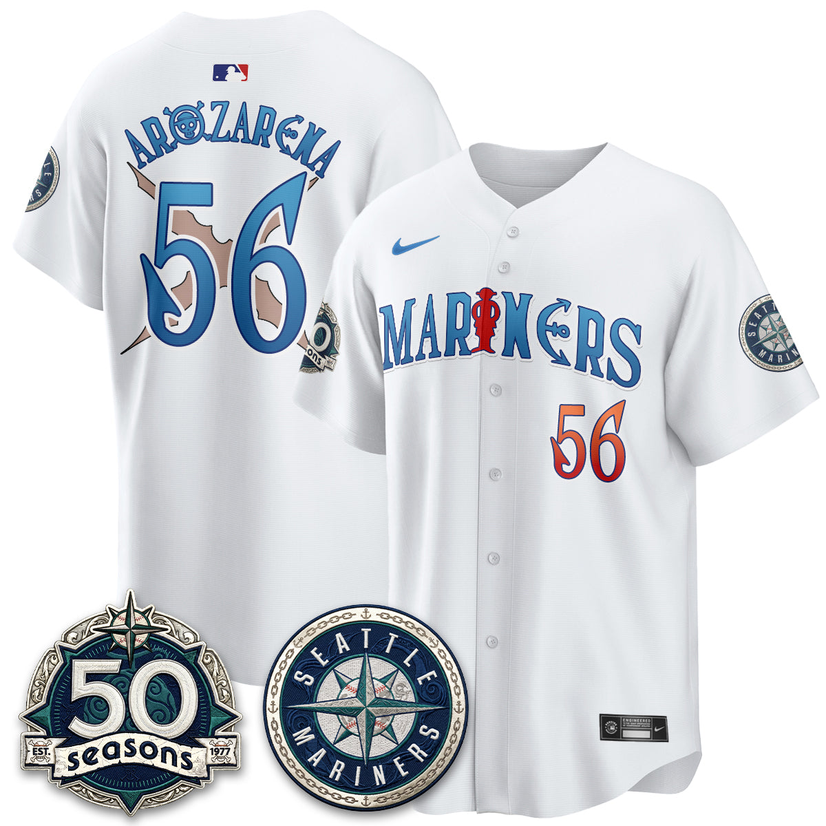 SEA x Japanese Cartoon Vapor Limited Jersey - Stitched