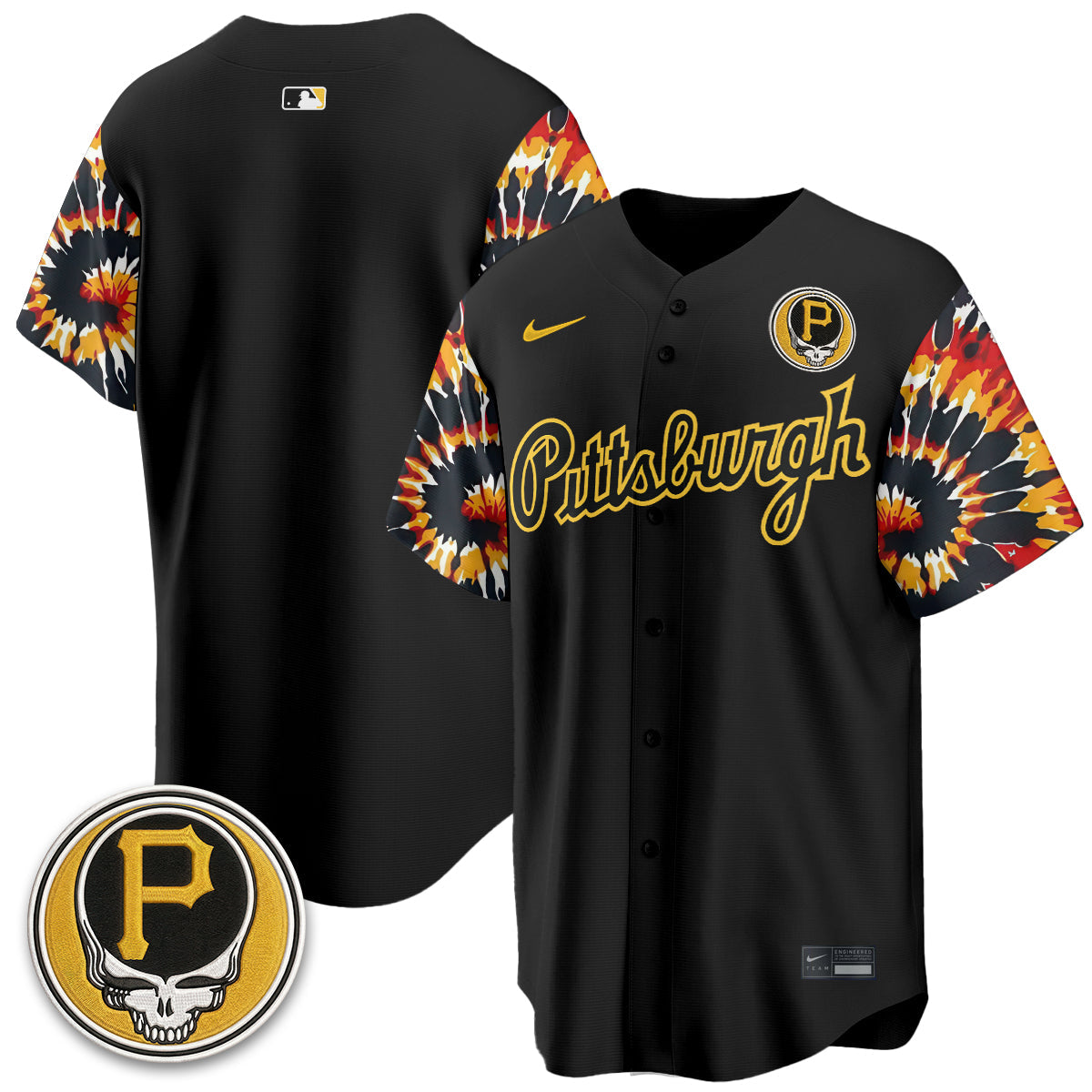 PIT x Grateful Dead Vapor Limited Jersey - Stitched