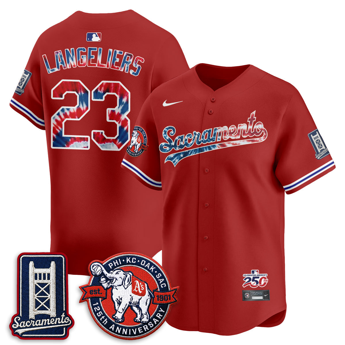 OAK Americana 2026 Vapor Limited Jersey - Stitched