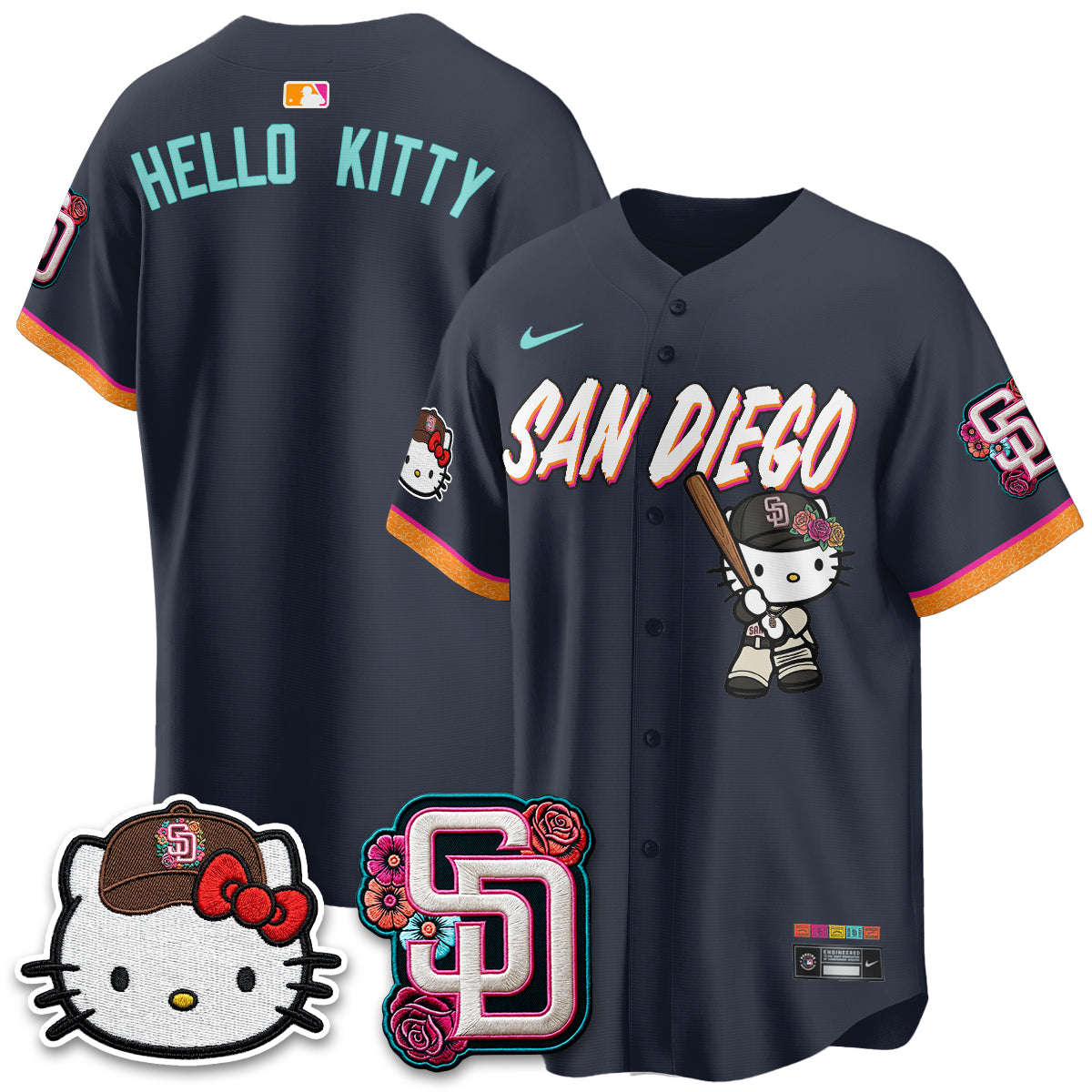 SD 2026 City Connect x Meow KT Vapor Limited Jersey - Stitched