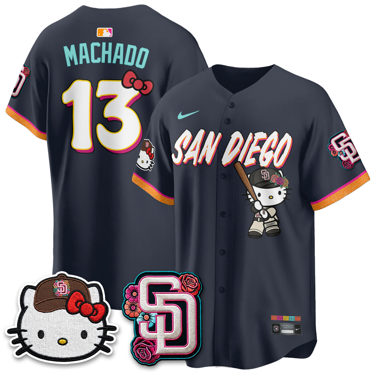 SD 2026 City Connect x Meow KT Vapor Limited Jersey - Stitched