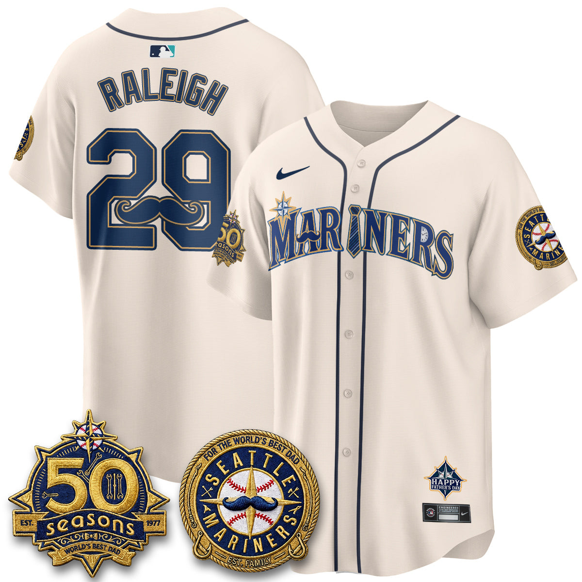 SEA Happy Father's Day Vapor Jersey - Stitched