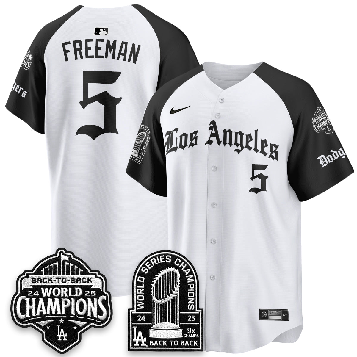 LAD WS Champions Back 2 Back Patch Vapor Premier Limited Gothic Edition Jersey - All Stitched