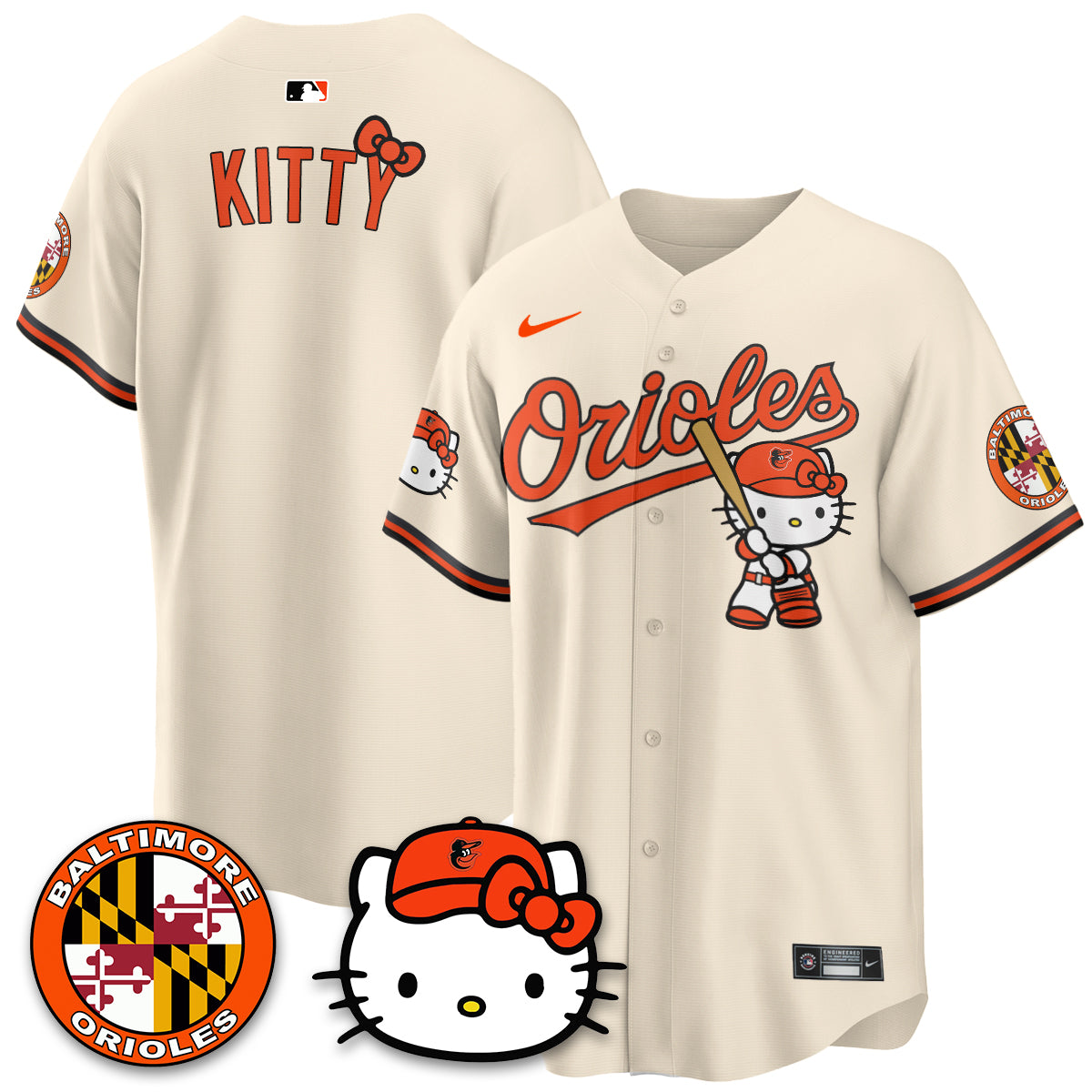 BAL x Meow Kitty Limited City Connect Jersey - Stitched