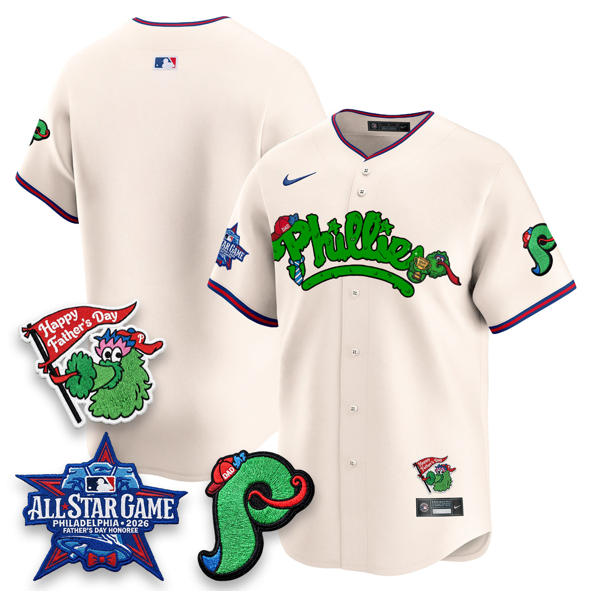 PHI Happy Father's Day Vapor Jersey - Stitched
