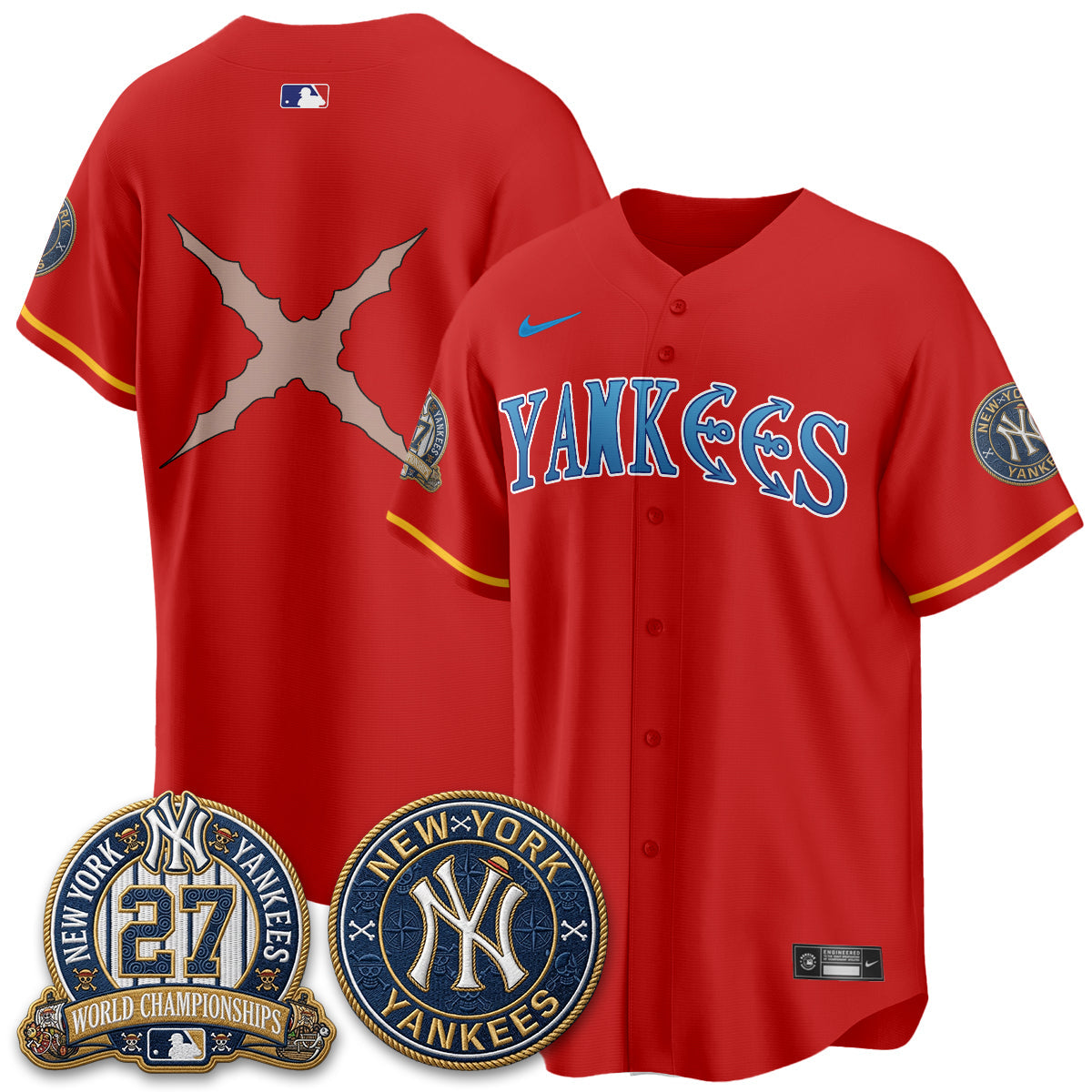 NYY x Japanese Cartoon Limited Jersey -  Stitched