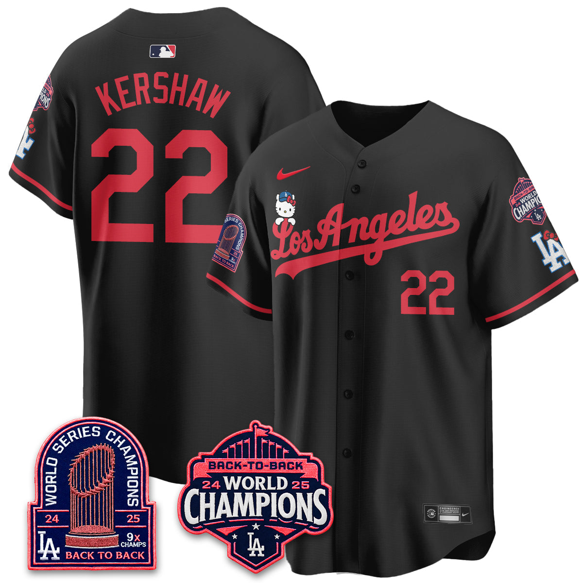 LAD x Hello Kitty Night 2026 Vapor Jersey - All Stitched - V2