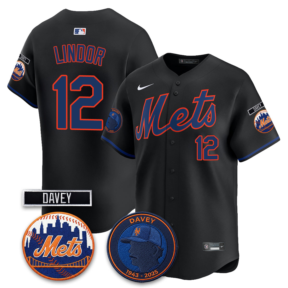 NYM 2026 Davey Johnson In Memoriam Vapor Limited Jersey - All Stitched