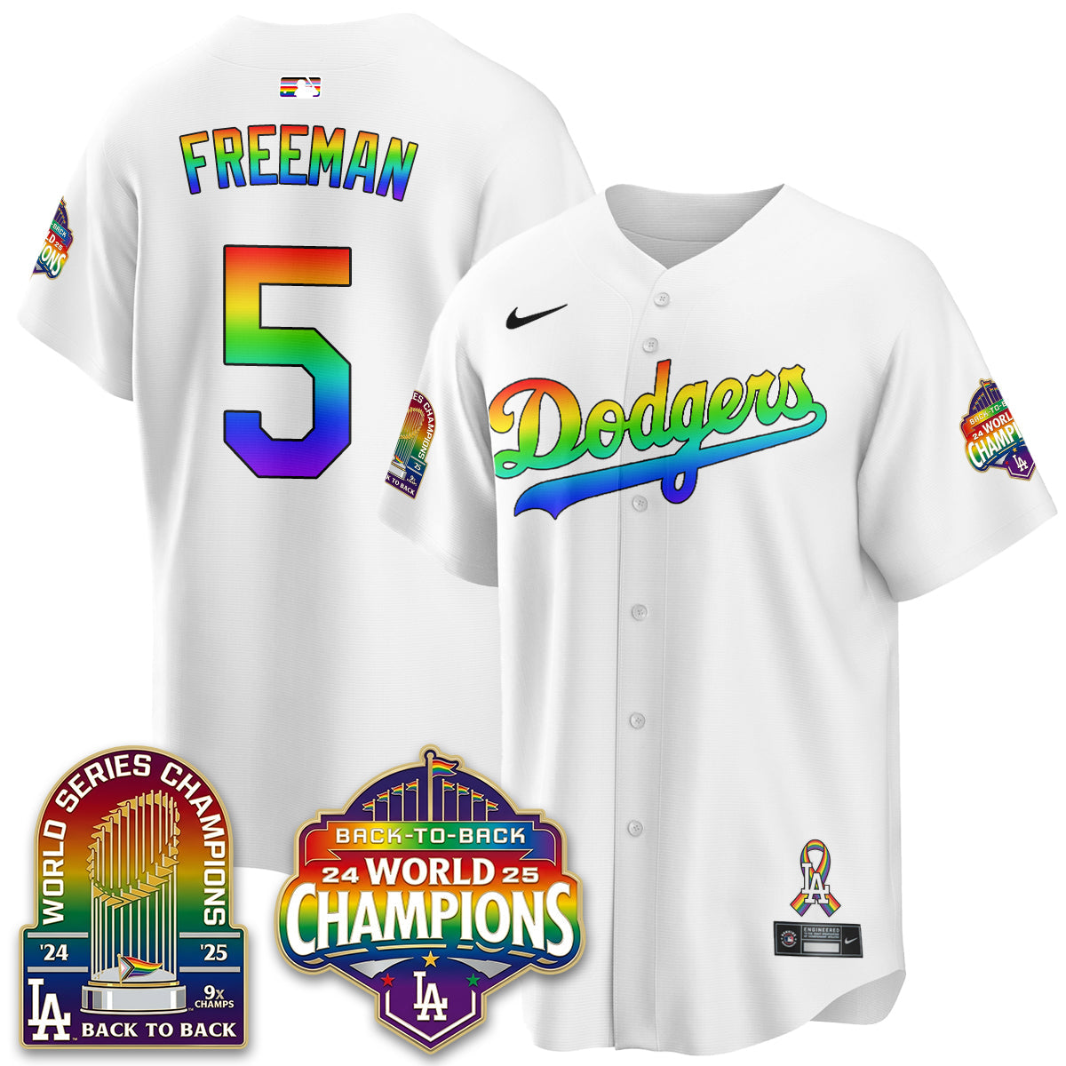 LAD Happy Pride Month Vapor Jersey - Stitched