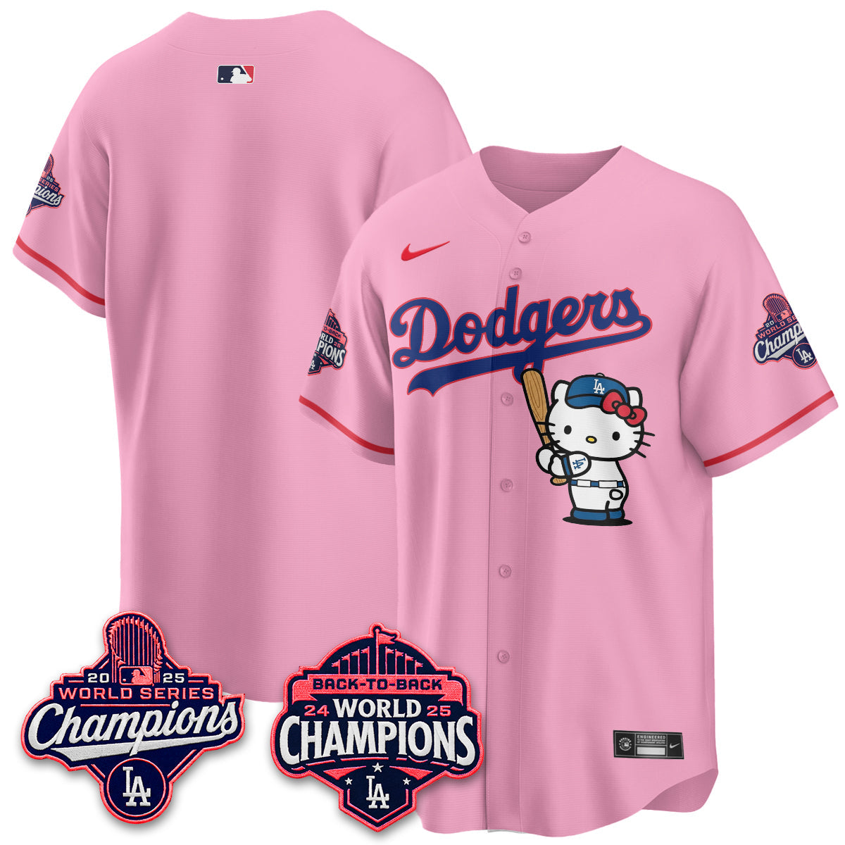 LAD x Meow KT Night 2026 Pink Edition Jersey - Stitched
