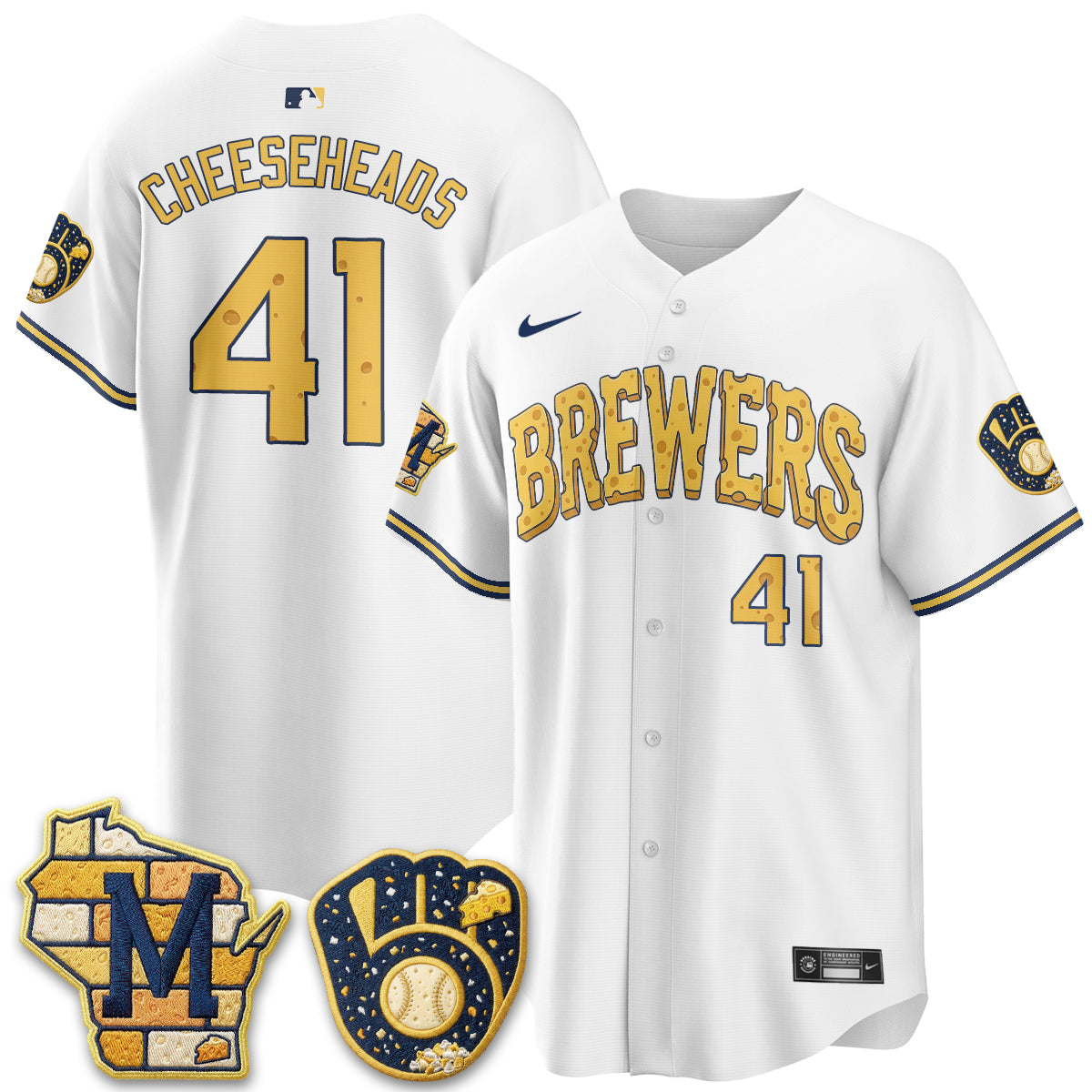 MIL Cheesehead Edition Vapor Limited Jersey - Stitched