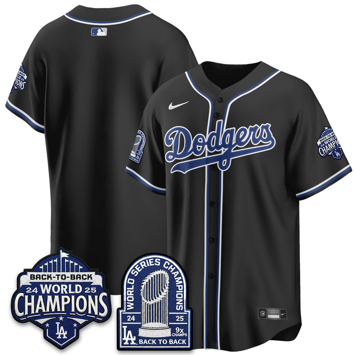 LAD 2026 Black Out Style Vapor Limited Jersey - B2B Champs - All Stitched