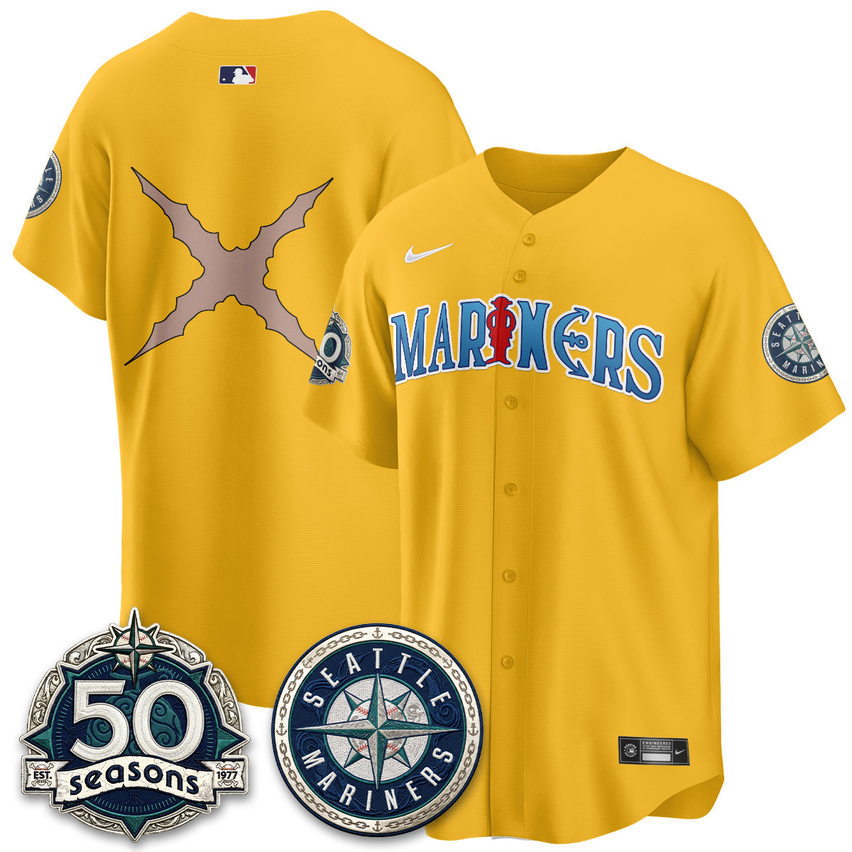 SEA x Japanese Cartoon Vapor Limited Jersey - Stitched
