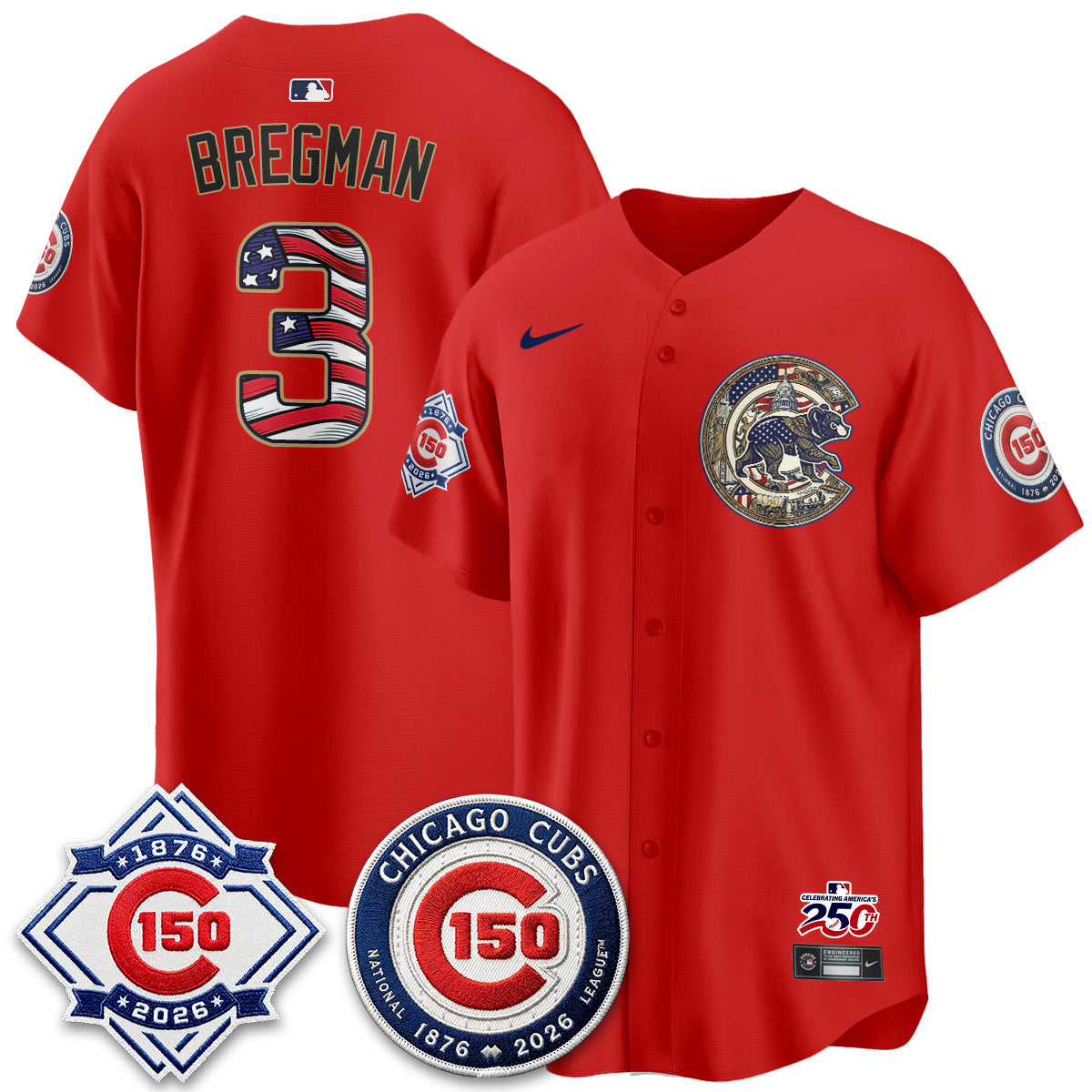 CHC 2026 Independence Day USA Vapor Limited Jersey - Stitched