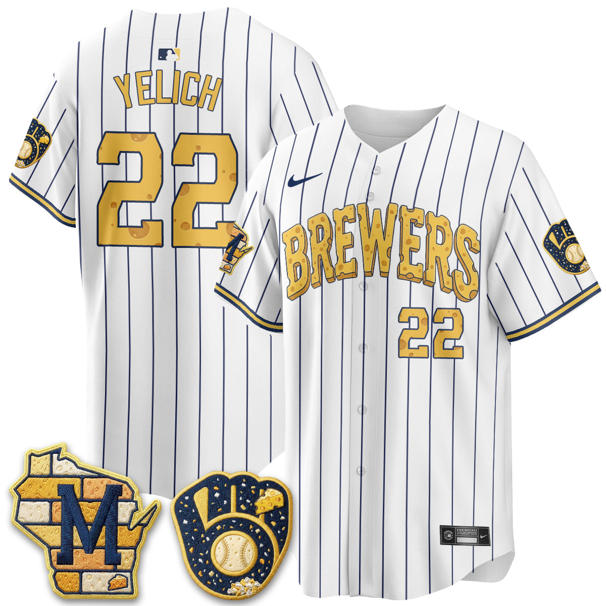 MIL Cheesehead Edition Vapor Limited Jersey - Stitched