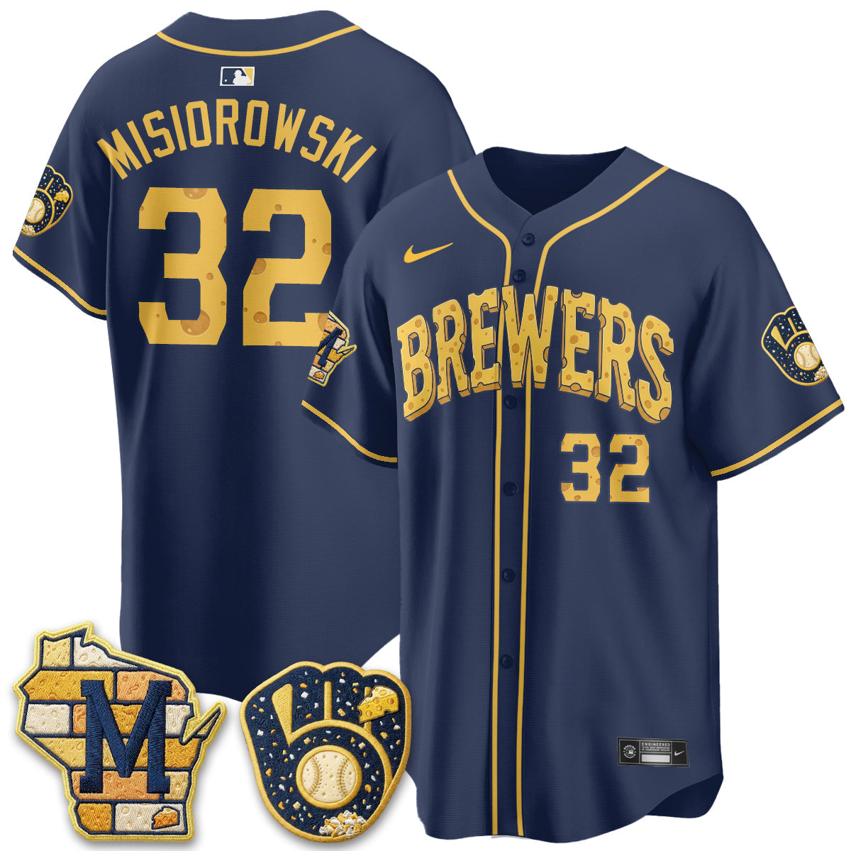 MIL Cheesehead Edition Vapor Limited Jersey - Stitched