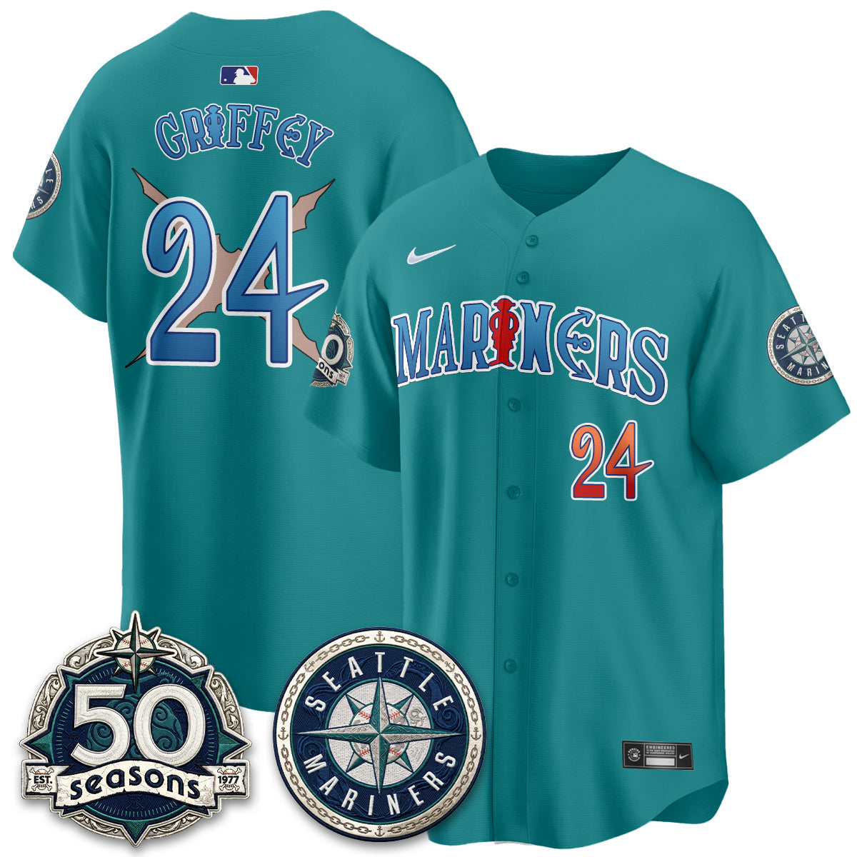 SEA x Japanese Cartoon Vapor Limited Jersey - Stitched